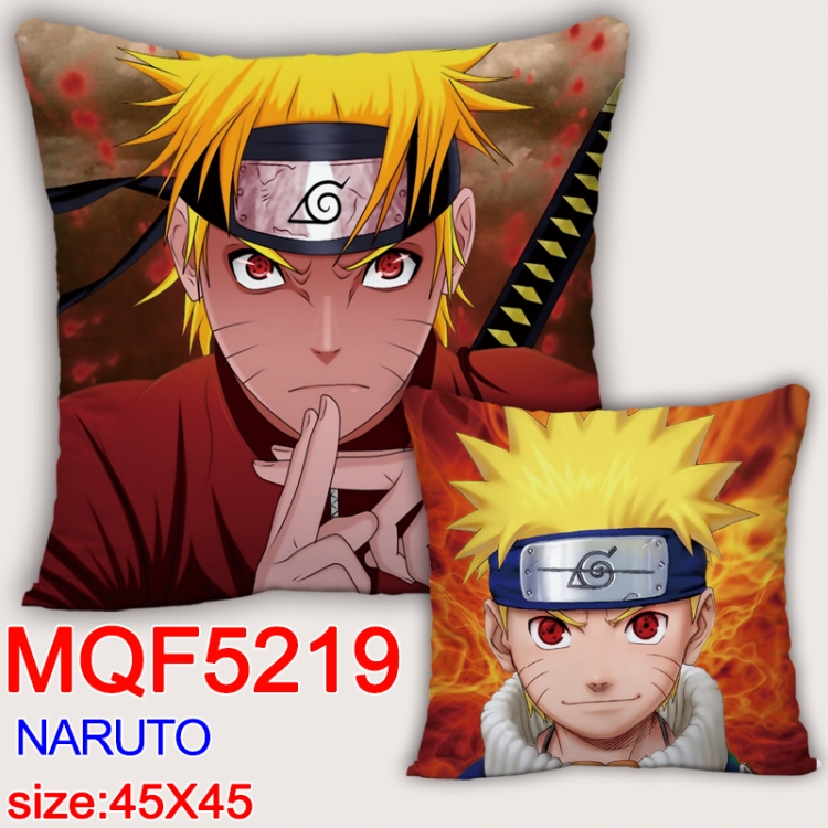 Naruto Square double-sided full-color pillow cushion 45X45CM NO FILLING MQF 5219