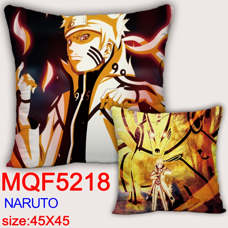 Naruto Square double-sided full-color pillow cushion 45X45CM NO FILLING MQF 5218
