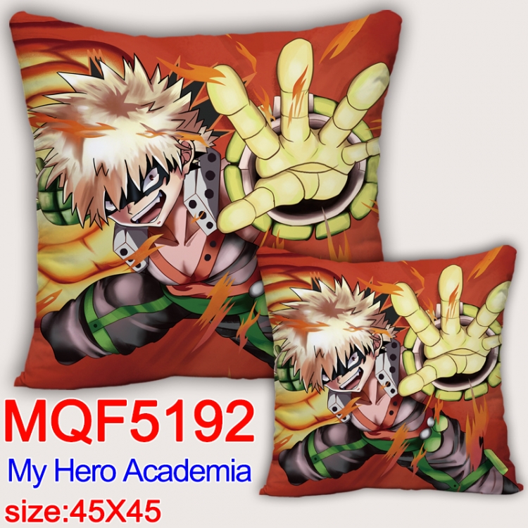 Naruto Square double-sided full-color pillow cushion 45X45CM NO FILLING  MQF 5192