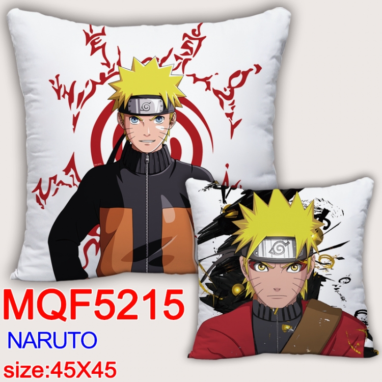 Naruto Square double-sided full-color pillow cushion 45X45CM NO FILLING MQF 5215