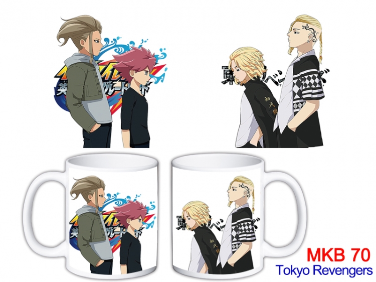 Tokyo Revengers  Anime color printing ceramic mug cup price for 5 pcs MKB-70
