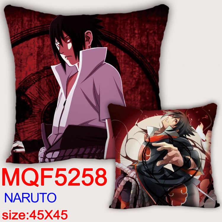 Naruto Square double-sided full-color pillow cushion 45X45CM NO FILLING MQF 5258