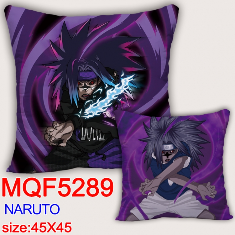 Naruto Square double-sided full-color pillow cushion 45X45CM NO FILLING MQF 5289