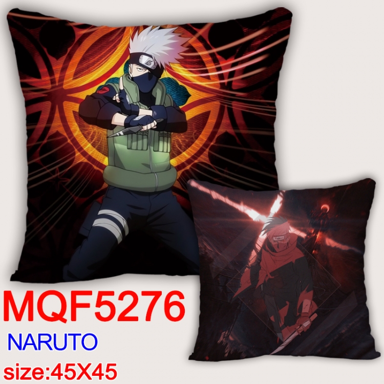 Naruto Square double-sided full-color pillow cushion 45X45CM NO FILLING MQF 5276