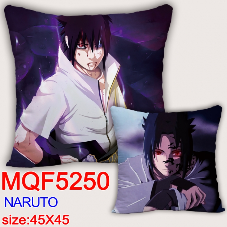 Naruto Square double-sided full-color pillow cushion 45X45CM NO FILLING MQF 5250