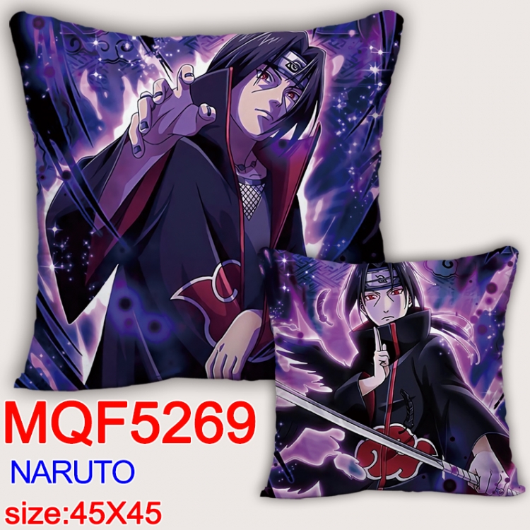 Naruto Square double-sided full-color pillow cushion 45X45CM NO FILLING MQF 5269