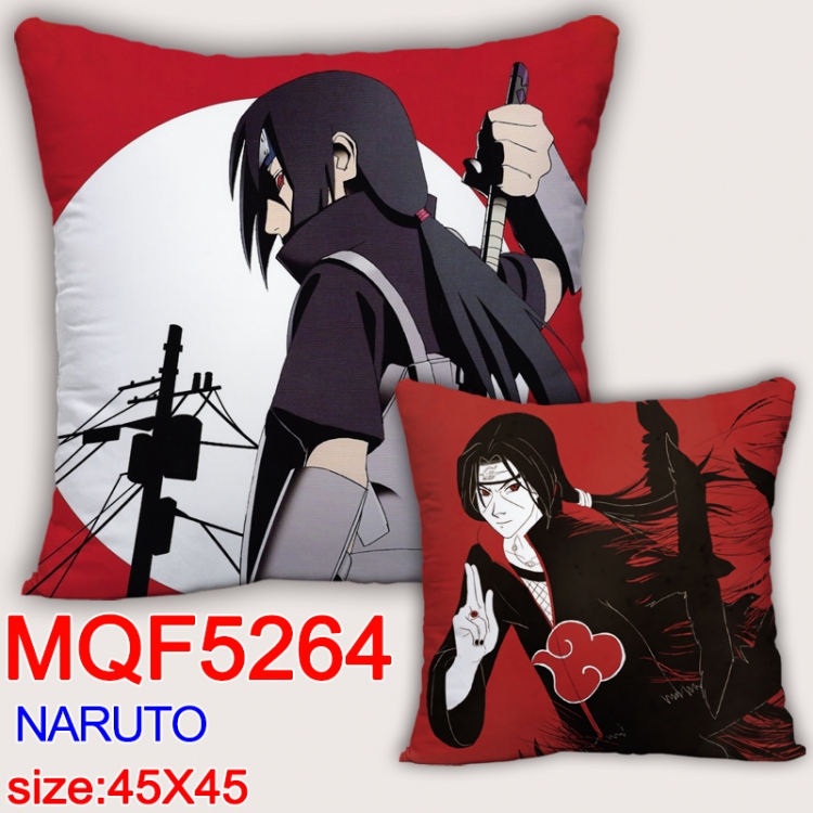 Naruto Square double-sided full-color pillow cushion 45X45CM NO FILLING  MQF 5264