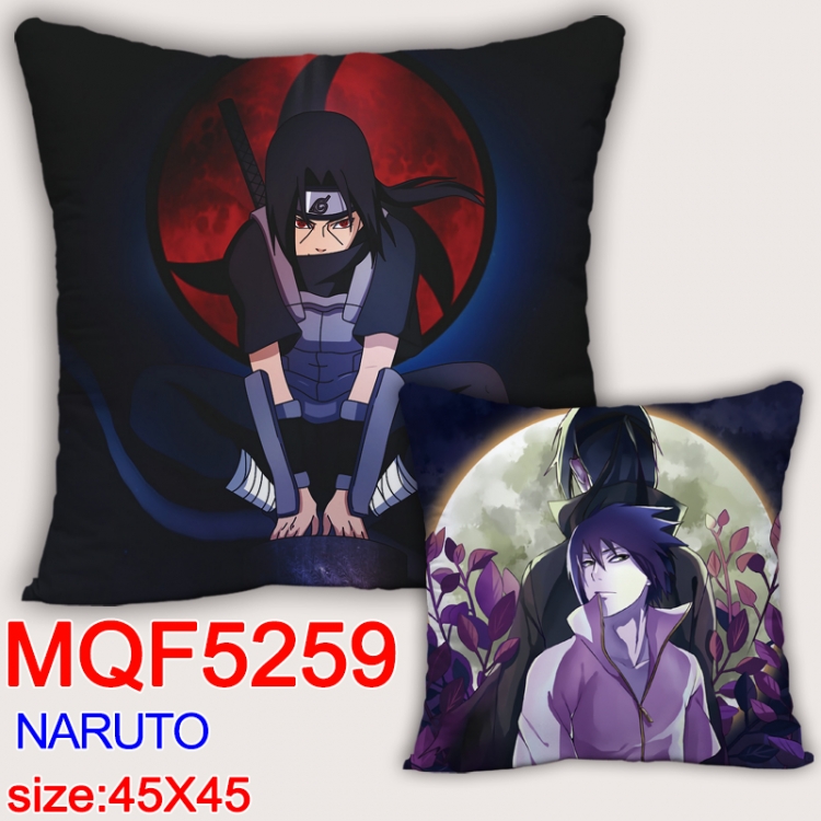 Naruto Square double-sided full-color pillow cushion 45X45CM NO FILLING MQF 5259