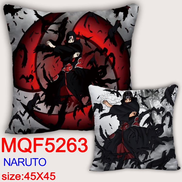Naruto Square double-sided full-color pillow cushion 45X45CM NO FILLING MQF 5263