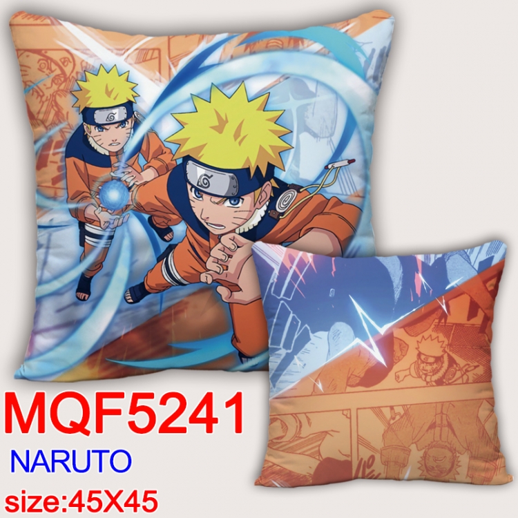 Naruto Square double-sided full-color pillow cushion 45X45CM NO FILLING MQF 5241