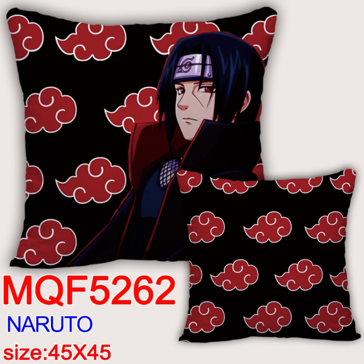 Naruto Square double-sided full-color pillow cushion 45X45CM NO FILLING MQF 5262