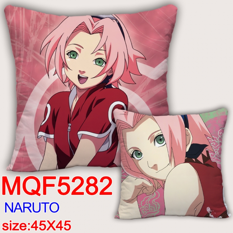 Naruto Square double-sided full-color pillow cushion 45X45CM NO FILLING MQF 5282