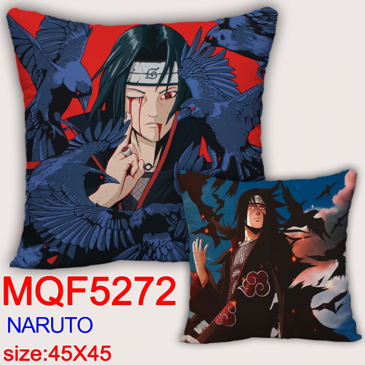 Naruto Square double-sided full-color pillow cushion 45X45CM NO FILLING MQF 5272