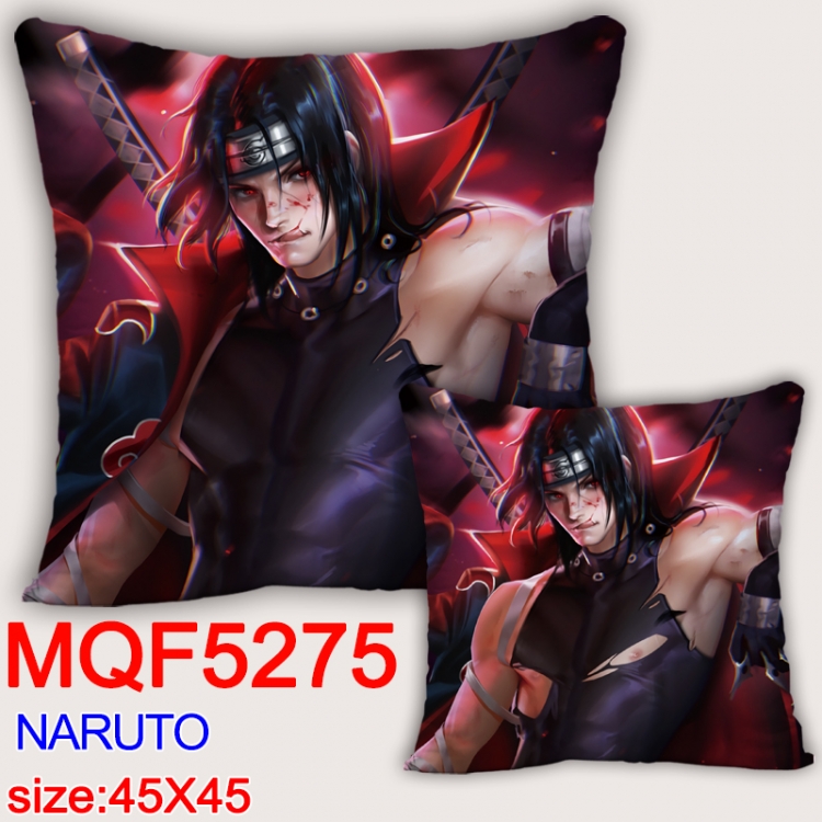 Naruto Square double-sided full-color pillow cushion 45X45CM NO FILLING MQF 5275