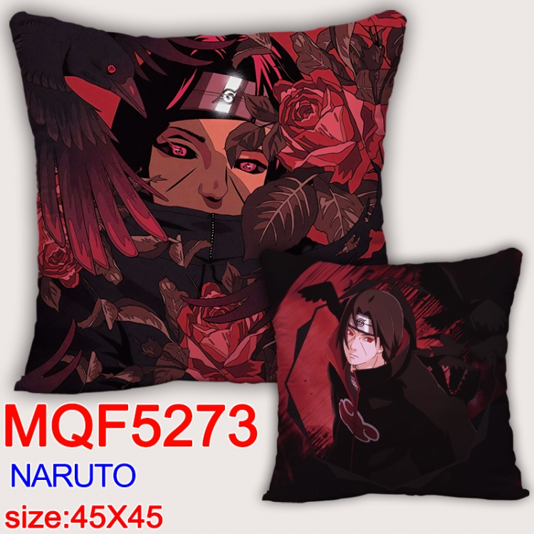 Naruto Square double-sided full-color pillow cushion 45X45CM NO FILLING MQF 5273