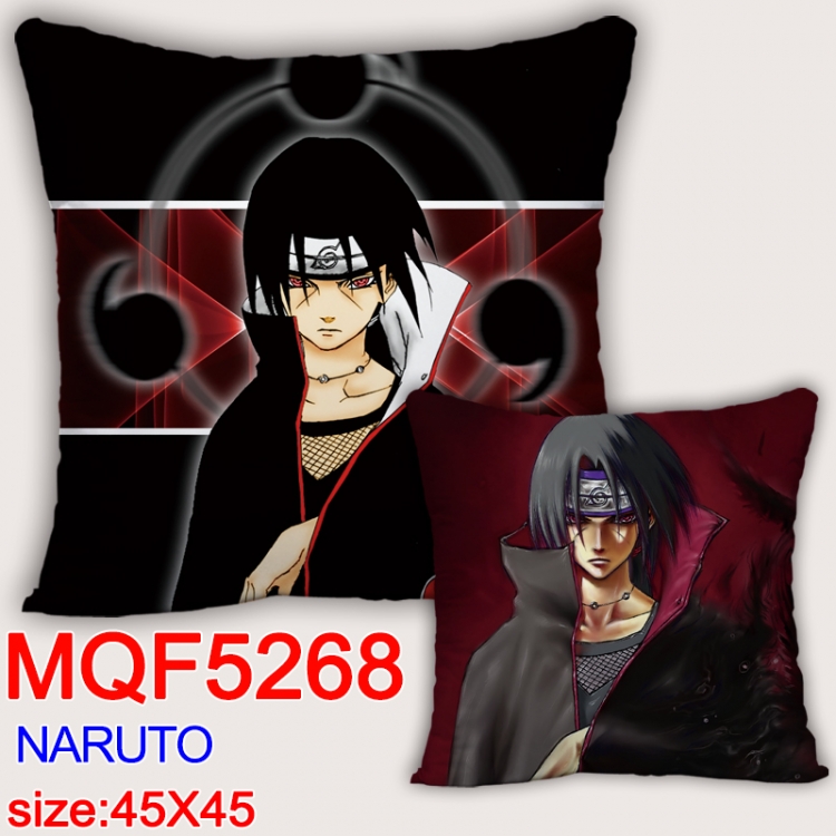 Naruto Square double-sided full-color pillow cushion 45X45CM NO FILLING MQF 5268