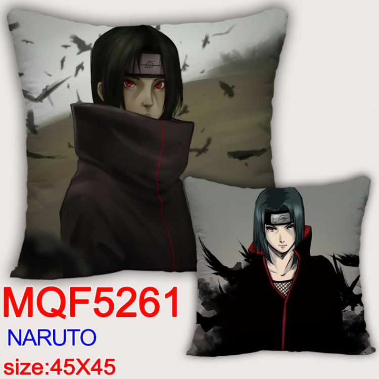 Naruto Square double-sided full-color pillow cushion 45X45CM NO FILLING MQF 5261