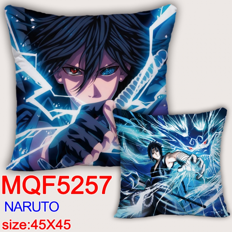 Naruto Square double-sided full-color pillow cushion 45X45CM NO FILLING MQF 5257