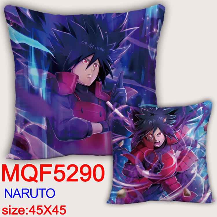 Naruto Square double-sided full-color pillow cushion 45X45CM NO FILLING MQF 5290