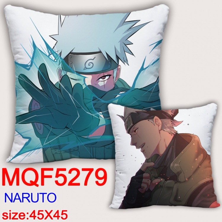 Naruto Square double-sided full-color pillow cushion 45X45CM NO FILLING MQF 5279
