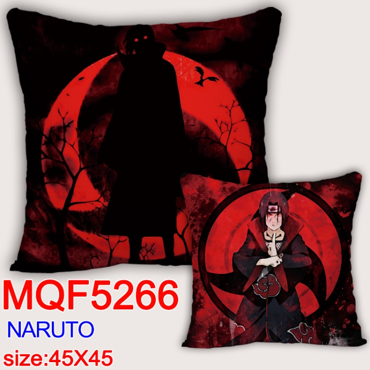 Naruto Square double-sided full-color pillow cushion 45X45CM NO FILLING MQF 5266
