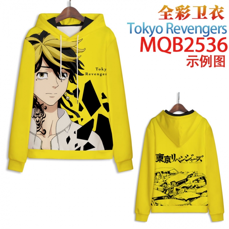 Tokyo Revengers Full color hooded sweatshirt without zipper pocket from XXS to 4XL MQB-2526
