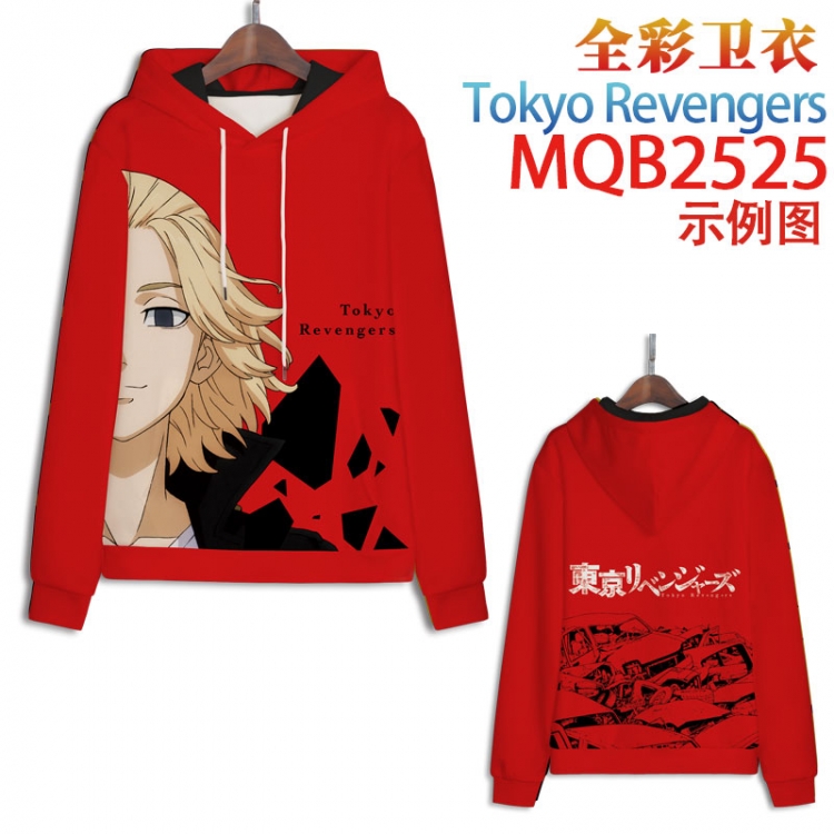 Tokyo Revengers Full color hooded sweatshirt without zipper pocket from XXS to 4XL MQB-2525