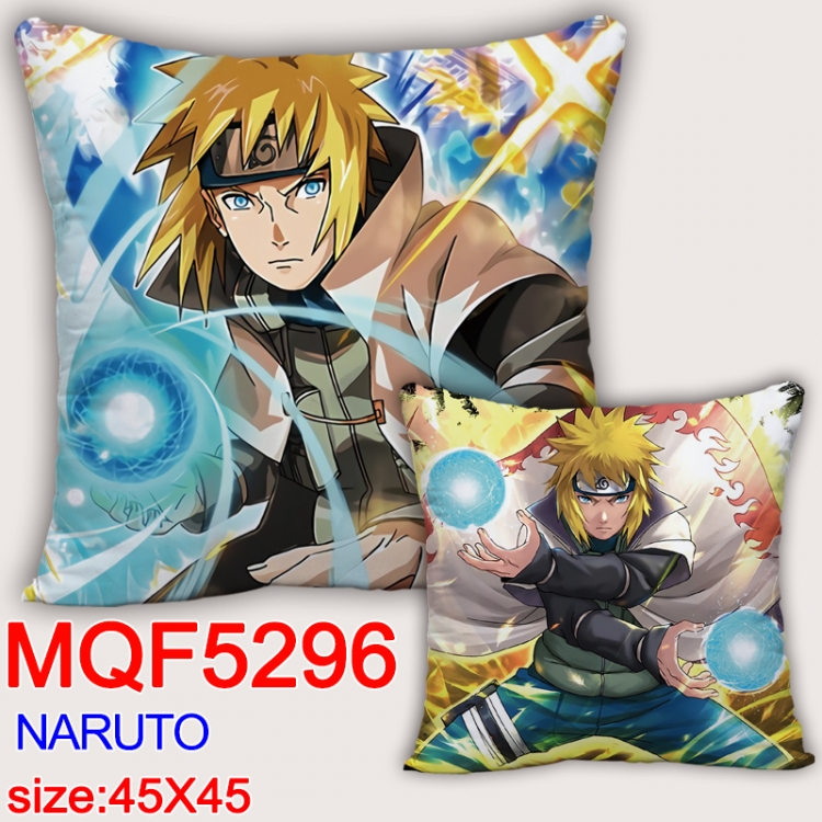 Naruto Square double-sided full-color pillow cushion 45X45CM NO FILLING MQF 5296