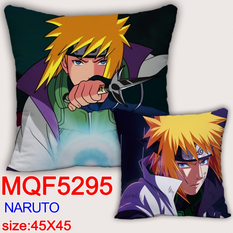 Naruto Square double-sided full-color pillow cushion 45X45CM NO FILLING  MQF 5295