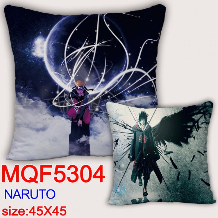 Naruto Square double-sided full-color pillow cushion 45X45CM NO FILLING MQF 5304