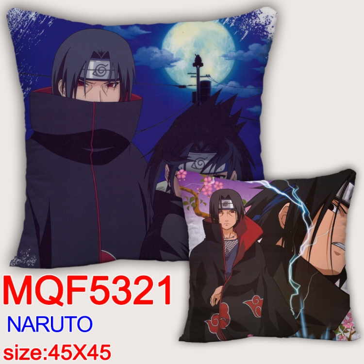 Naruto Square double-sided full-color pillow cushion 45X45CM NO FILLING MQF 5321
