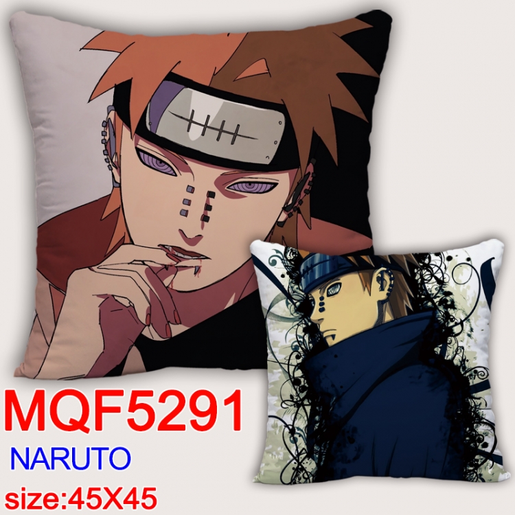 Naruto Square double-sided full-color pillow cushion 45X45CM NO FILLING MQF 5291