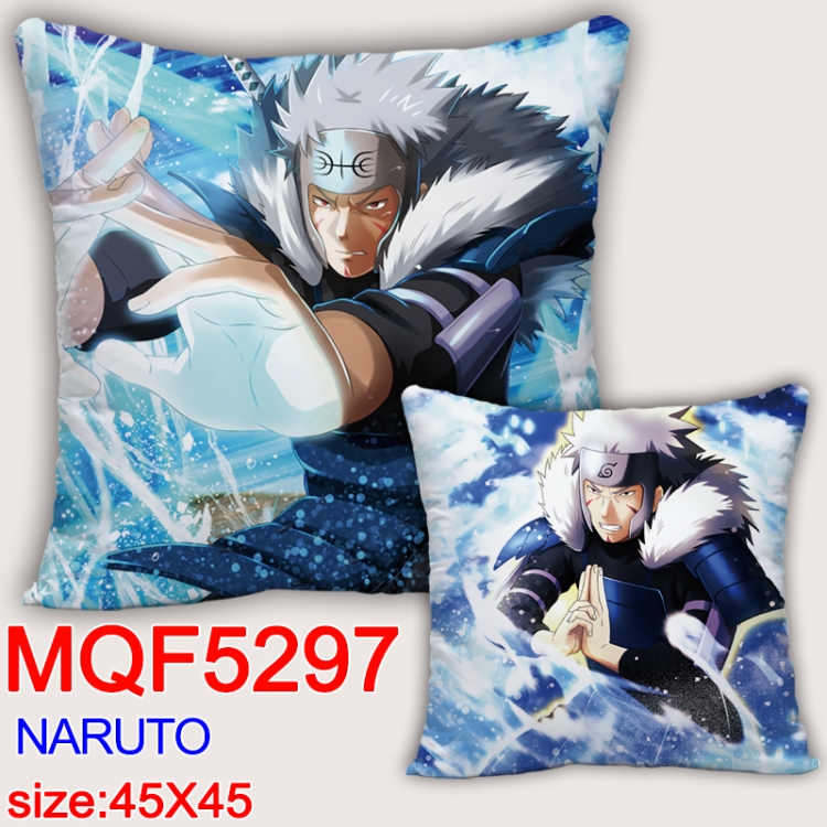 Naruto Square double-sided full-color pillow cushion 45X45CM NO FILLING MQF 5297