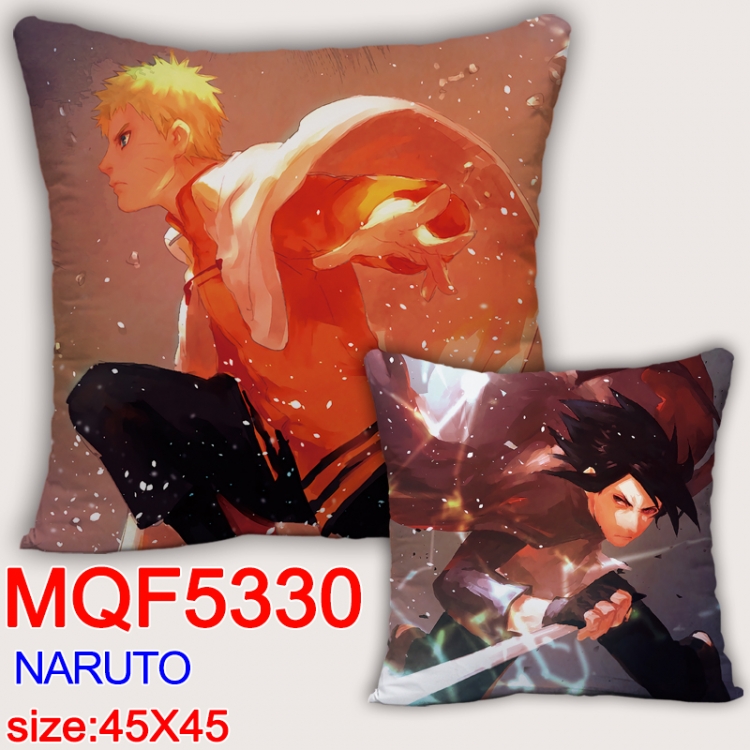 Naruto Square double-sided full-color pillow cushion 45X45CM NO FILLING MQF 5330