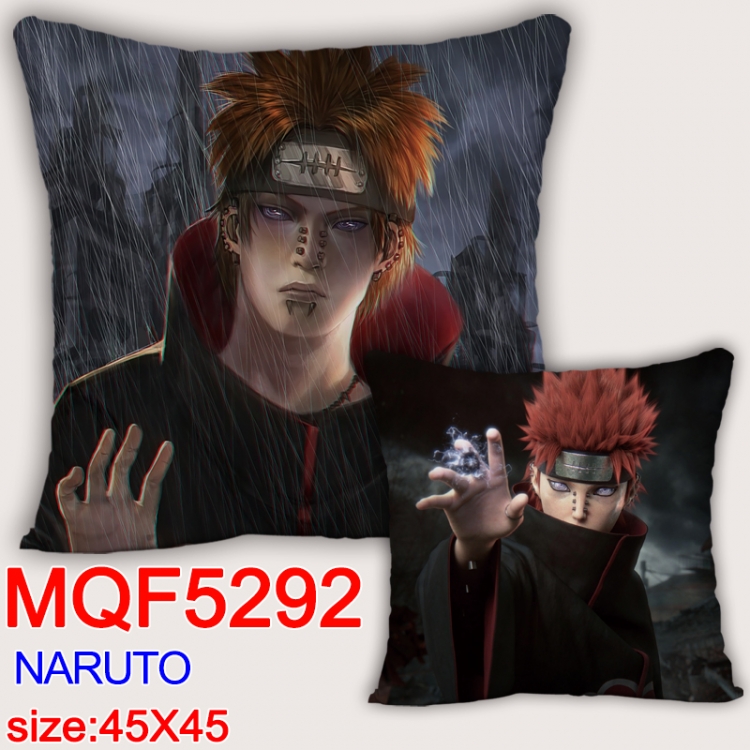 Naruto Square double-sided full-color pillow cushion 45X45CM NO FILLING MQF 5292