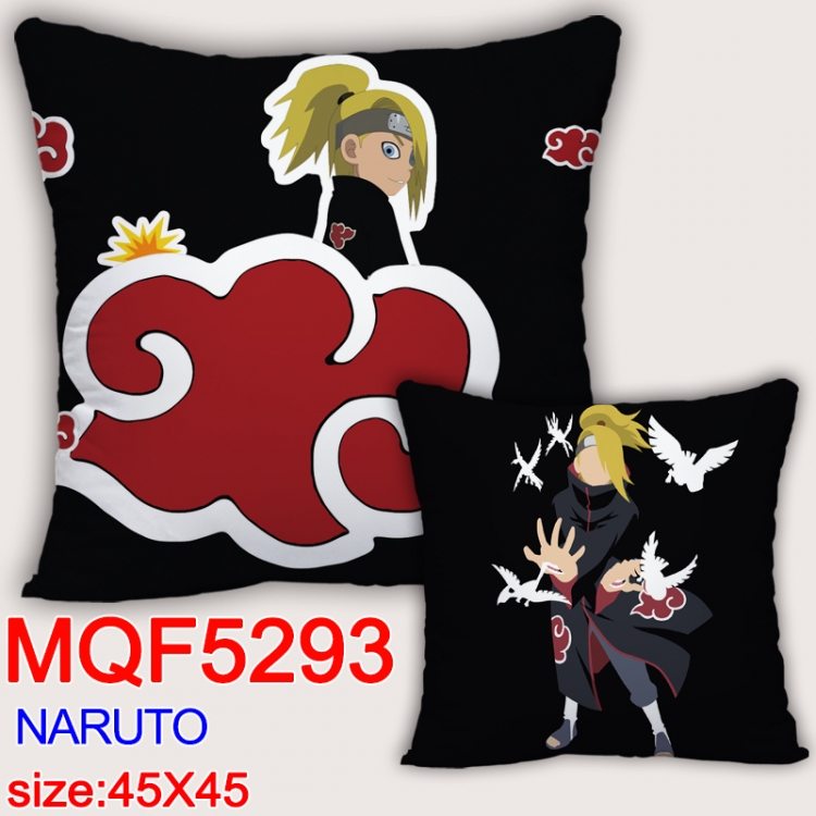 Naruto Square double-sided full-color pillow cushion 45X45CM NO FILLING MQF 5293
