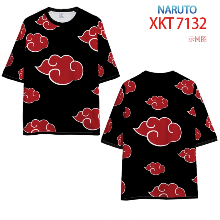 Naruto Loose short sleeve round neck T-shirt  from S to 6XL XKT 7132