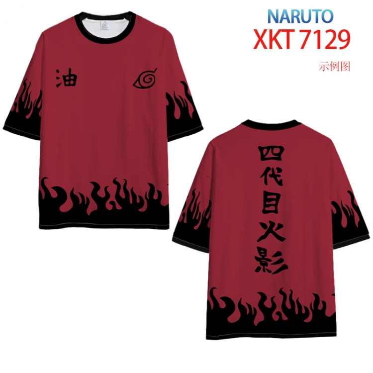 Naruto Loose short sleeve round neck T-shirt  from S to 6XL  XKT 7129