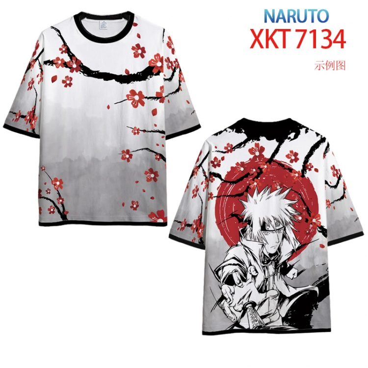 Naruto Loose short sleeve round neck T-shirt  from S to 6XL XKT 7134