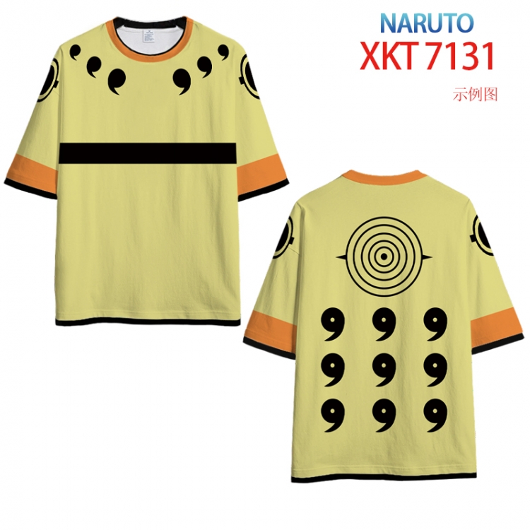 Naruto Loose short sleeve round neck T-shirt  from S to 6XL XKT 7131