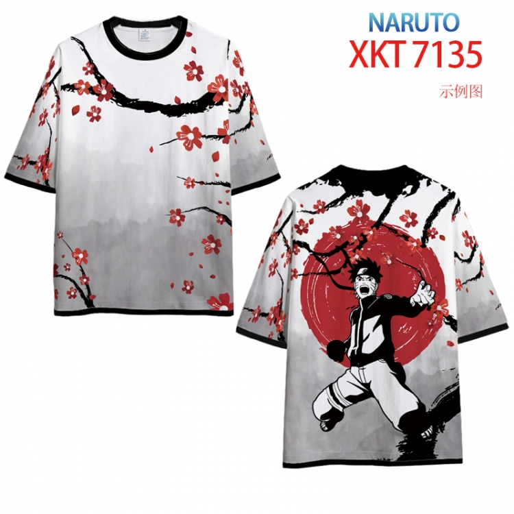 Naruto Loose short sleeve round neck T-shirt  from S to 6XL XKT 7135