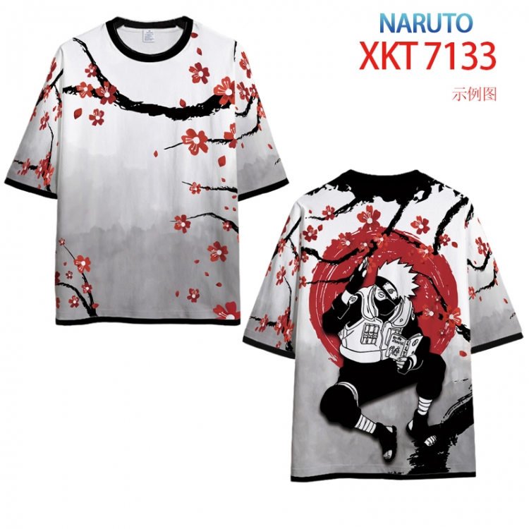 Naruto Loose short sleeve round neck T-shirt  from S to 6XL  XKT 7133