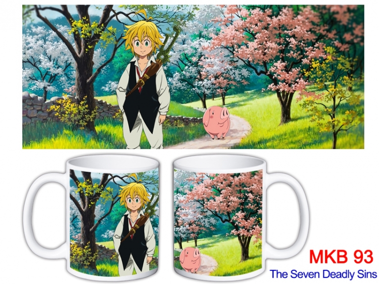 The Seven Deadly Sins Anime color printing ceramic mug cup price for 5 pcs  MKB-93