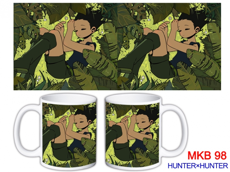 HunterXHunter Anime color printing ceramic mug cup price for 5 pcs MKB-98
