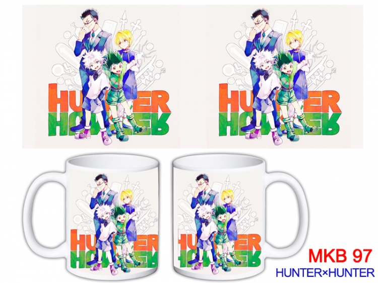 HunterXHunter Anime color printing ceramic mug cup price for 5 pcs  MKB-97 