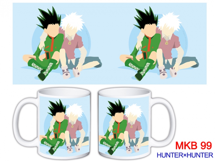 HunterXHunter Anime color printing ceramic mug cup price for 5 pcs MKB-99