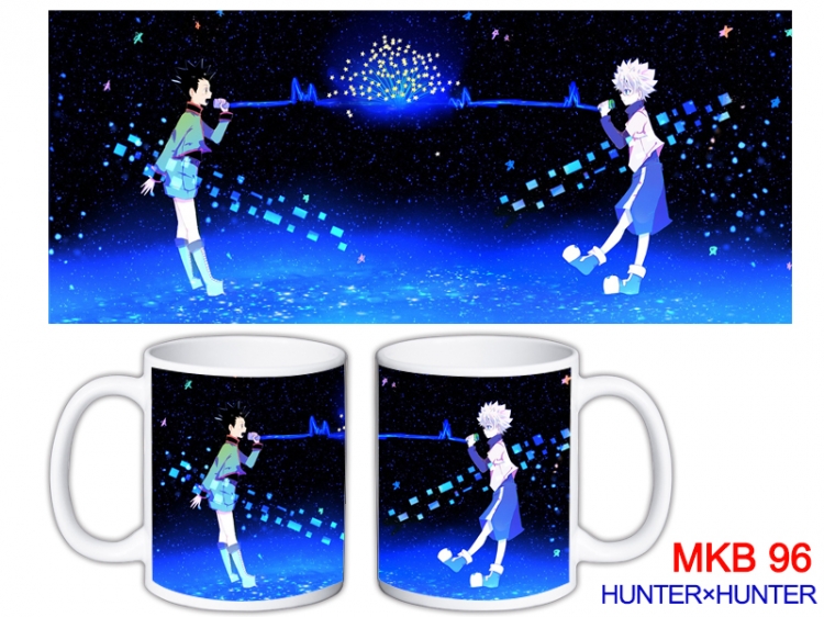 HunterXHunter Anime color printing ceramic mug cup price for 5 pcs MKB-96 