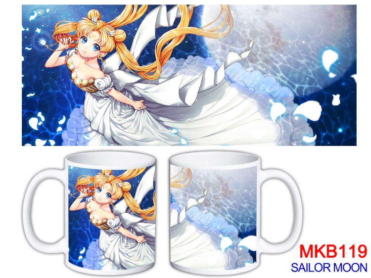 sailormoon Anime color printing ceramic mug cup price for 5 pcs MKB-119