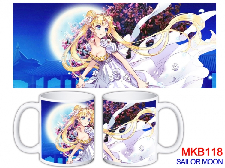 sailormoon Anime color printing ceramic mug cup price for 5 pcs MKB-118