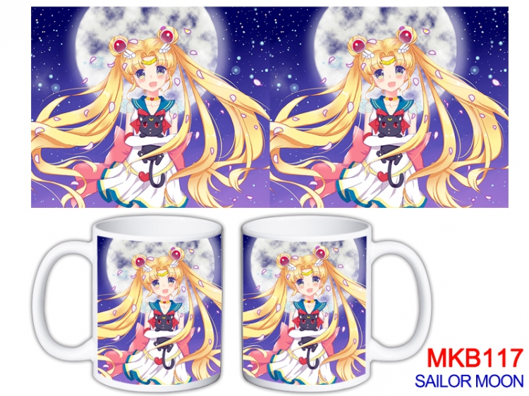 sailormoon Anime color printing ceramic mug cup price for 5 pcs MKB-117